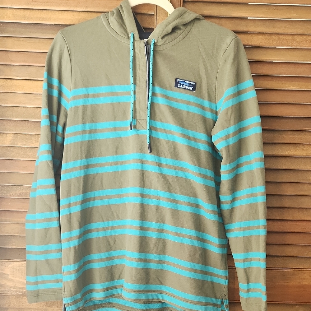 LL Bean Hooded Rugby